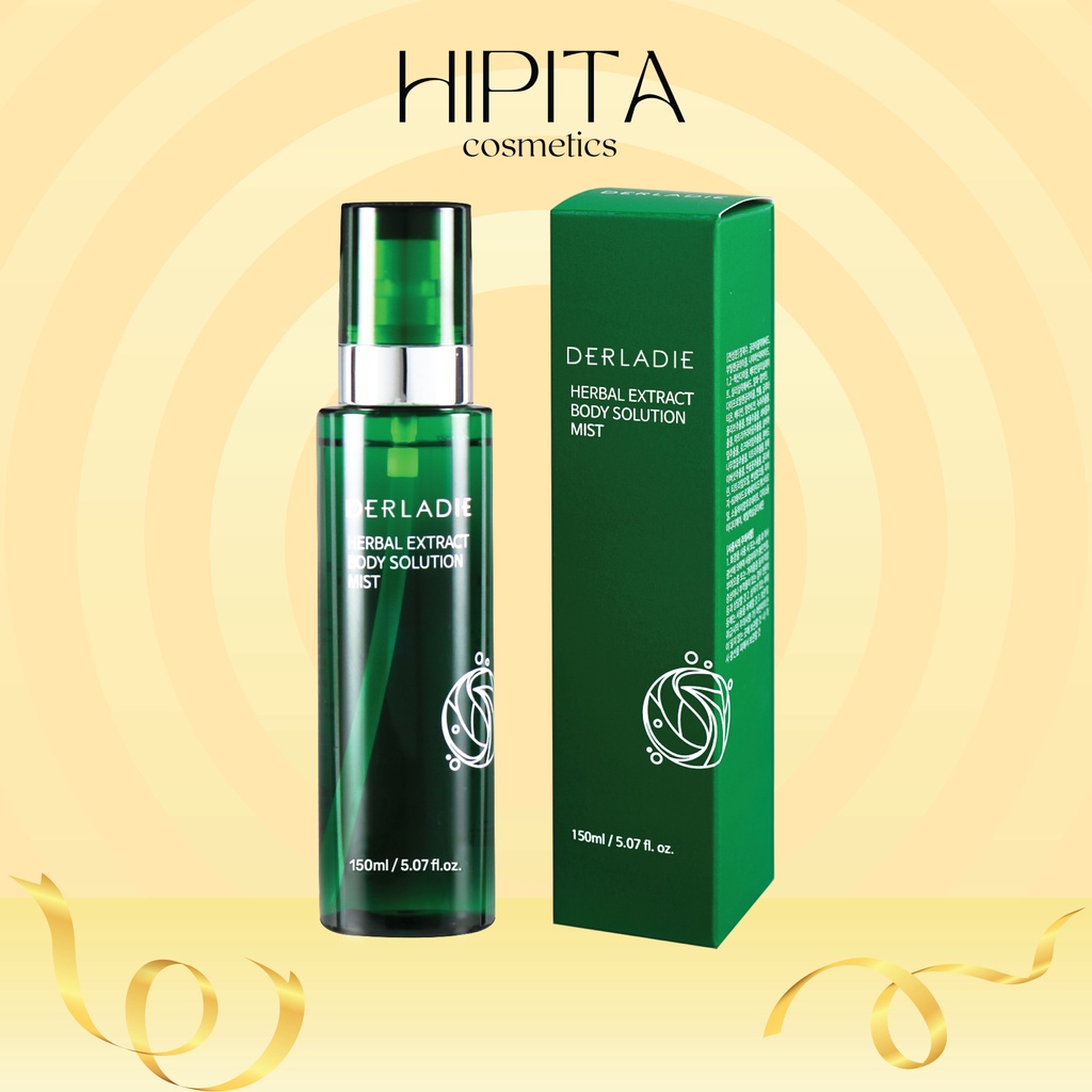 Xịt mụn lưng Derladie Herbal Extract Body Solution Mist 150ml