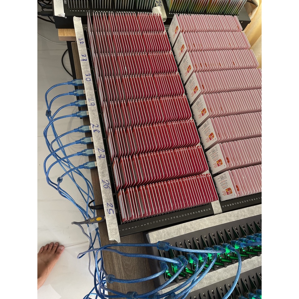 SIMBANK 256 CỔNG SIM THIẾT BỊ DÙNG ĐỂ NHẮN TIN QUẢNG CÁO SỐ LƯỢNG LỚN KÈM PHẦN MỀM KHI SỬ DỤNG