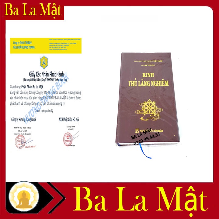 Sách - Kinh Thủ Lăng Nghiêm Trọn Bộ Bìa Da - Ba La Mật
