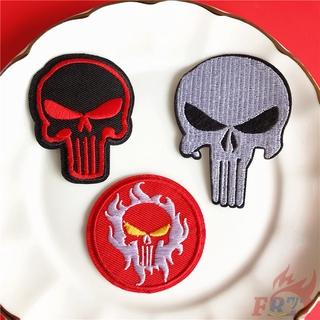 Miếng vá ủi thêu phong cách MARVEL Punisher độc đáo