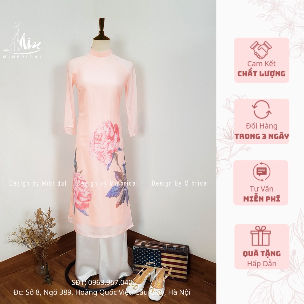 Áo dài chơi tết mà hồng lợt cực xinh cho phái đẹp | BigBuy360 - bigbuy360.vn