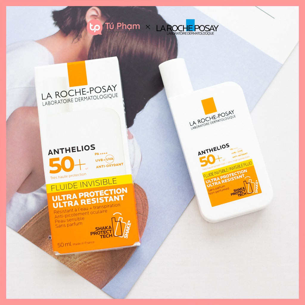 [Mã SKAMSALE8 giảm 10% đơn 200K] Kem Chống Nắng La Roche-Posay Anthelios Fluide Invisible SPF 50+ 50ml | BigBuy360 - bigbuy360.vn