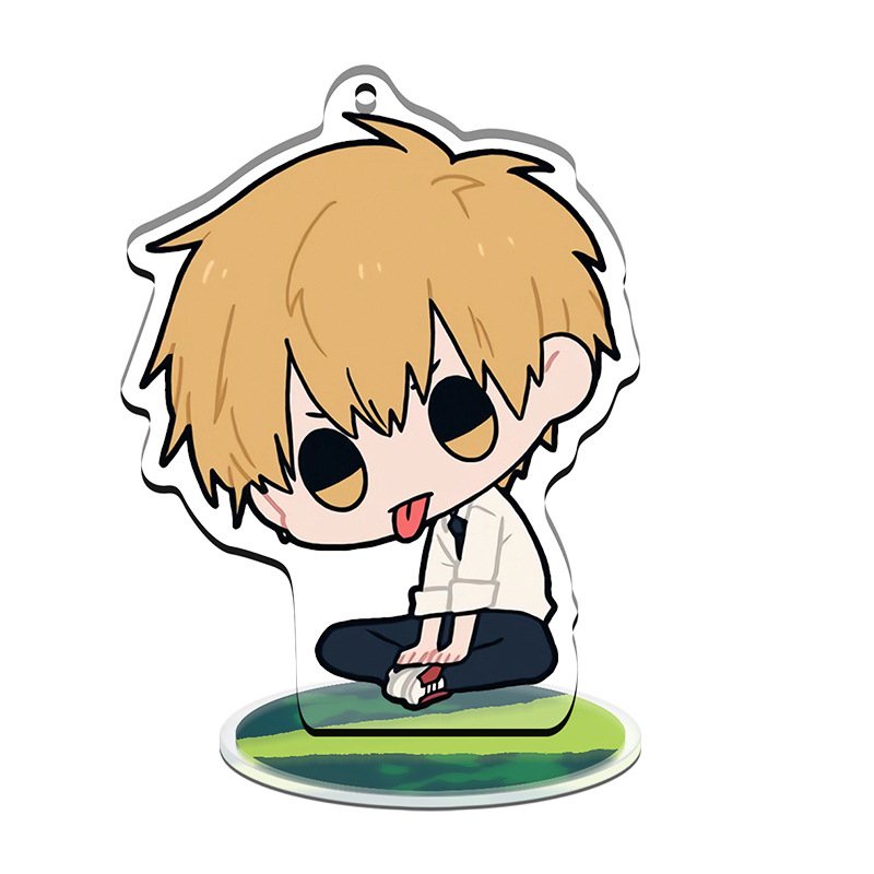 Standee mini Chainsaw man Thợ săn quỷ tượng acrylic anime mica chibi mô hình trang trí