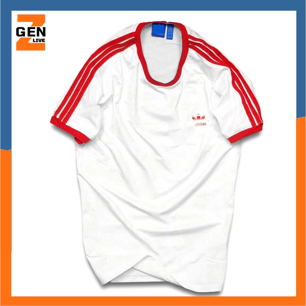 Áo Thun Form Rộng Thời Trang Nam Tay Ngắn Cổ Tròn Phối Viền Màu - LZ FASHION - TD098