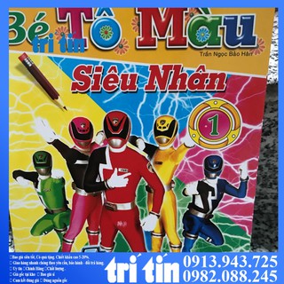 BÉ TẬP TÔ MÀU SIÊU NHÂN