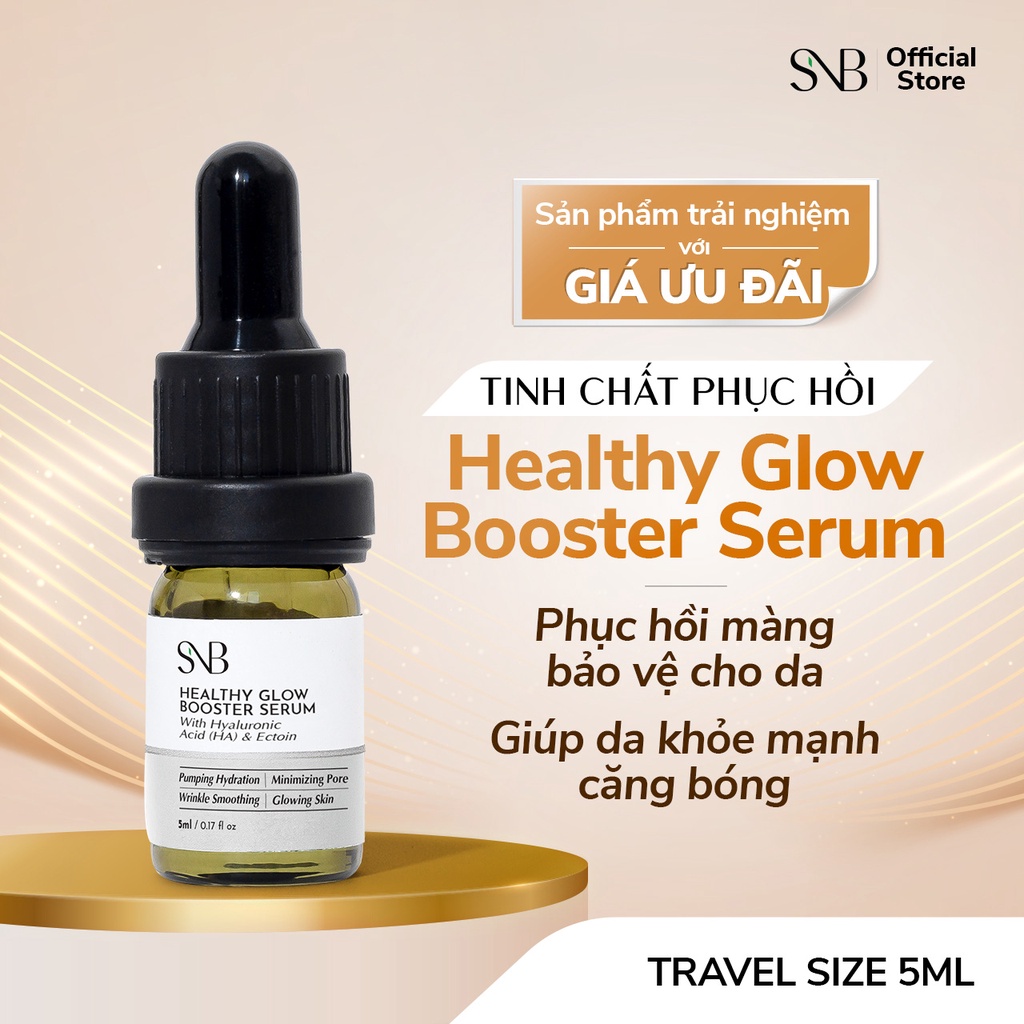 MÃ SNBO50 GIẢM THÊM 50% Serum Phục Hồi Sáng Da HEALTHY GLOW BOOSTER SERUM 5ml