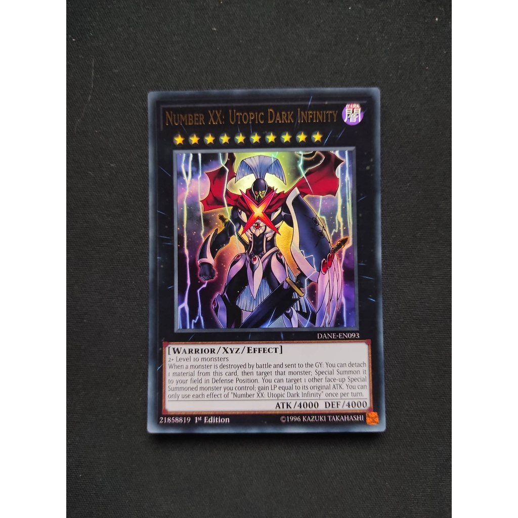 (YGO-TCG)1 lá thẻ bài Number XX: Utopic Dark Infinity - DANE-EN093 - Ultra Rare