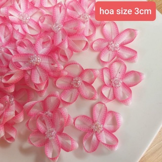 Hoa trang trí thủ công , size 3cm