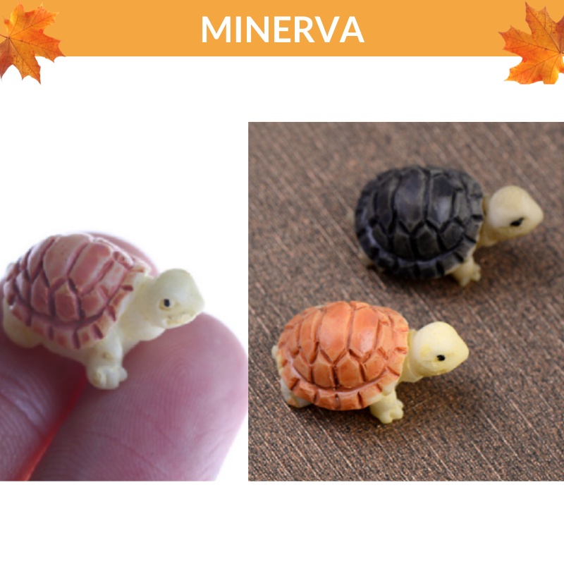 Mô hình rùa con mini trang trí tiểu cảnh, sân vườn, chậu cây kiểng