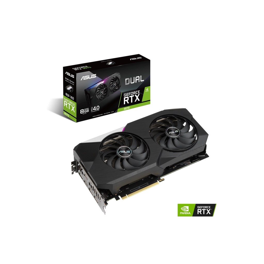 Card màn hình ASUS KO GeForce RTX 3070 V2 OC 8GB GDDR6 - Bảo hành chính hãng 36 Tháng
