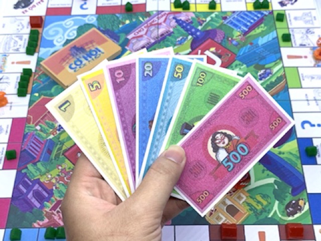 Cờ tỷ phú Monopoly đã ép plastic
