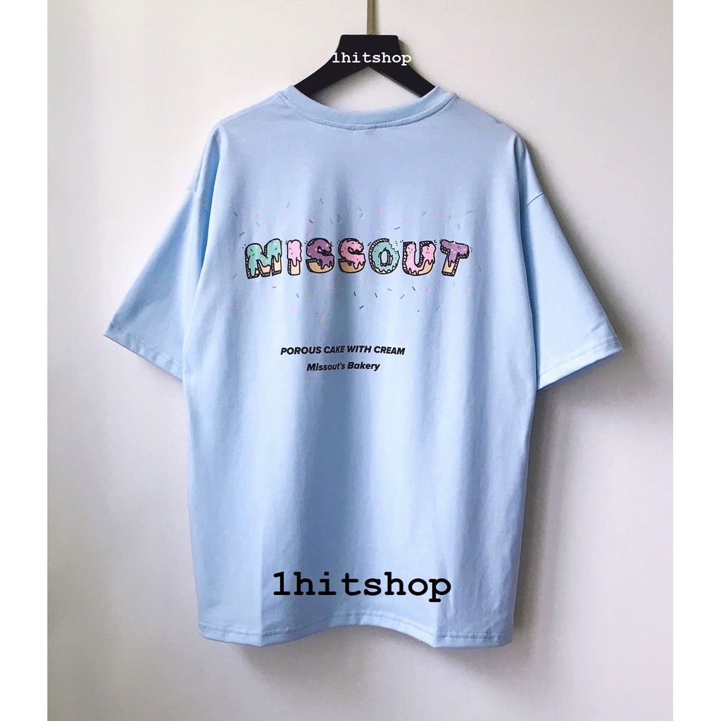 Áo Thun BAKERY MISS.OUT. 4 Màu Ulzzang Unisex 1hitshop | BigBuy360 - bigbuy360.vn