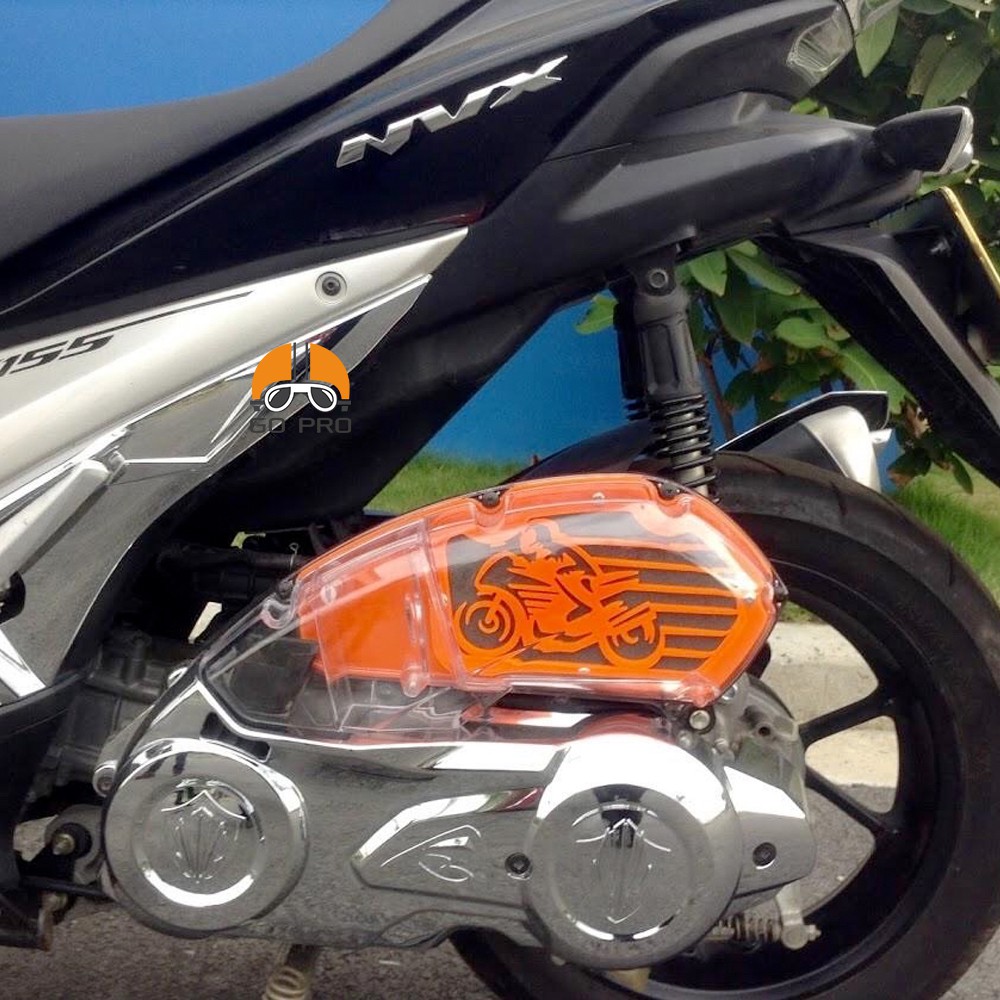 [CHÍNH HÃNG] Bộ Pô E Trong Suốt &amp; Lọc Gió NVX 2017 Hình Motors