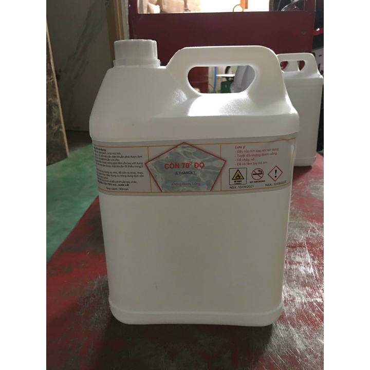 Cồn y tế Ethanol 70, 90 độ can 5L, 30 lít