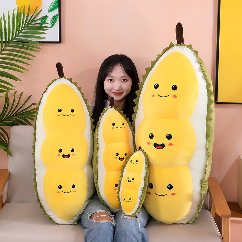 Gối Ôm Nhồi Bông Hình Hạt Đậu Đáng Yêu