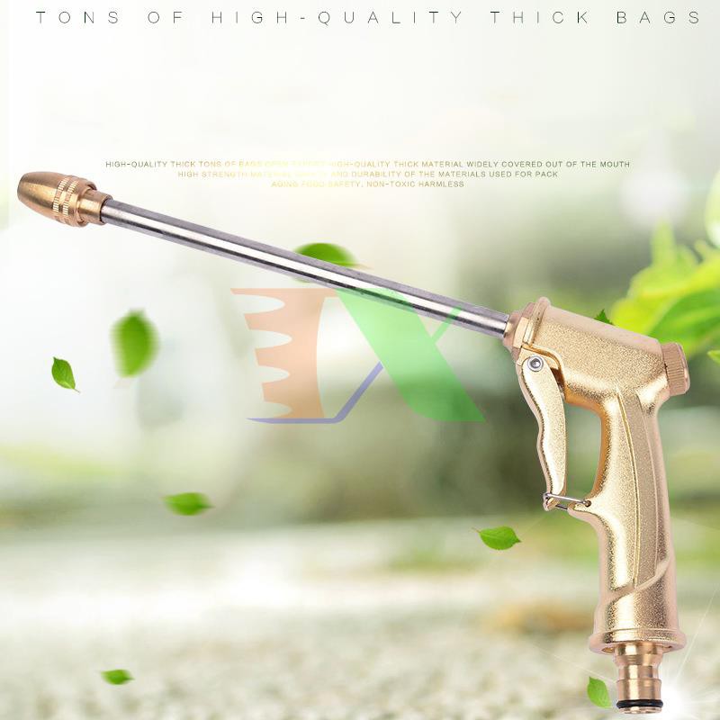 Vòi xịt nước tưới cây, rửa xe Vòi đồng VOI-17 + Đầu nối nhanh 20mm