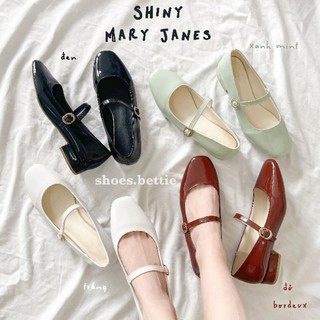 Giày Mary Jane da bóng gót 2.5cm