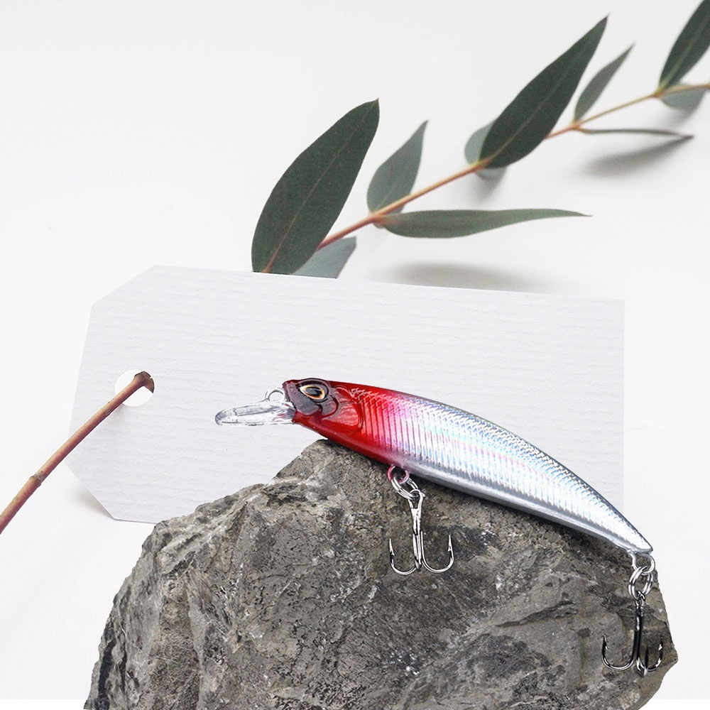 1 Mồi Cá Giả 3D Bằng Nhựa Cứng 8CM-9G Kèm Móc Câu