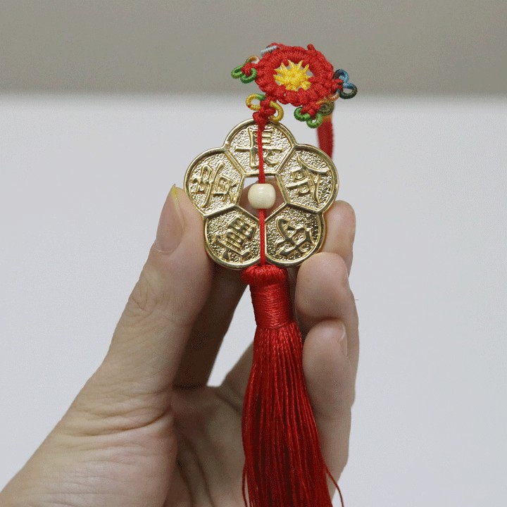 Đồng Xu Nguyên Lộc Hoa Mai Chiêu Tài Lộc, Bình An Cho Gia Chủ - Phong Thủy Tam Nguyên