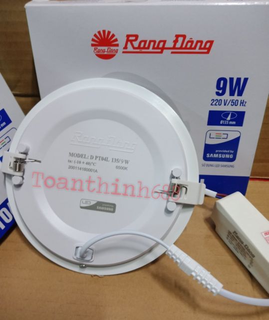 Đèn Led âm trần Rạng Đông (Chíp Led Hàn Quốc ) 12w-9w-6w sáng trắng