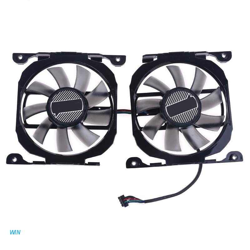 1 Cặp Thẻ Đồ Họa L196 8015pwm-4p Dc 12v 0.45a Cho Inno3D 260 Gtx 750ti Gtx660 Gtx 750