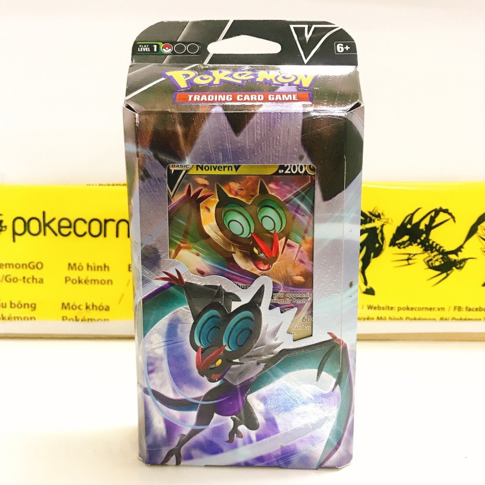 (siêu hot) Bộ bài Pokemon TCG Rayquaza V / Noivern V Battle Theme Deck dùng chơi bài được ngay - Hàng chính hãng mới !!