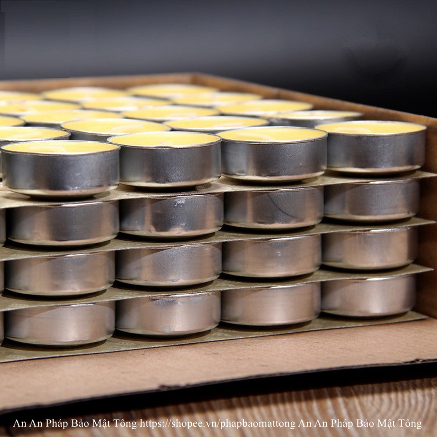 Nến Bơ Viên Loại 2h-4h-8h-12h  Bơ Vàng Và Đỏ