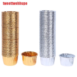 Set 50 cốc giấy đựng bánh cupcake tiện dụng và bền