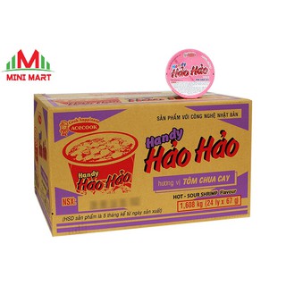 THÙNG 24 LY MÌ HẢO HẢO 67G