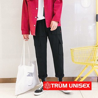 Quần jogger kaki nam dáng thể thao túi trước sau 2019