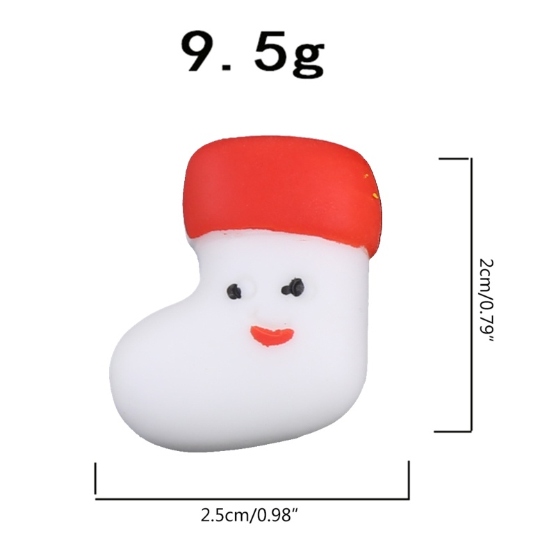 Youyo Đồ Chơi Bàn TPR Mềm Màu Sáng Vui Nhộn Cho Trẻ Em Trong Nhà / Ngoài Trời Vào Dịp Giáng Sinh