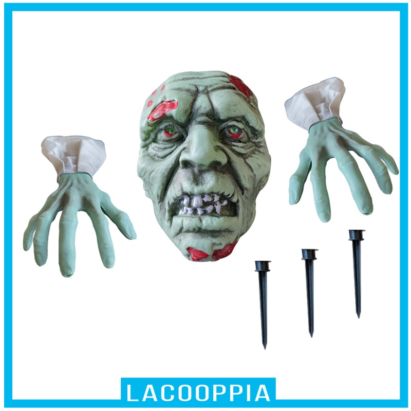 [LACOOPPIA]Scary Garden Zombie Decoration Horrible Outdoor Lawn Severed Spooky Ornament