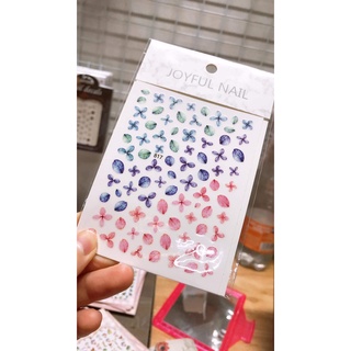 Sticker Dán Móng Nhiều Mẫu Hoa nước 3d