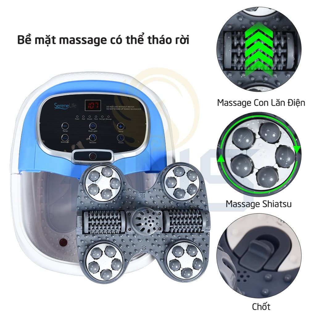 Bồn ngâm chân massage Serene Life SL18