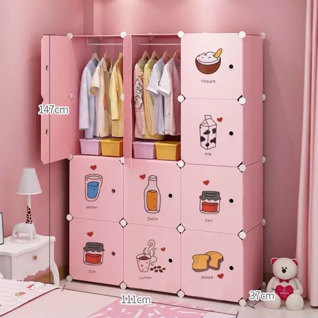 TỦ NHỰA LẮP GHÉP ĐA NĂNG 12 Ô SIZE TO, ( chọn mẫu theo phân loại hàng )