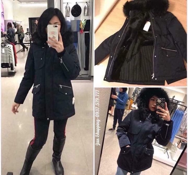 Áo parka aut
