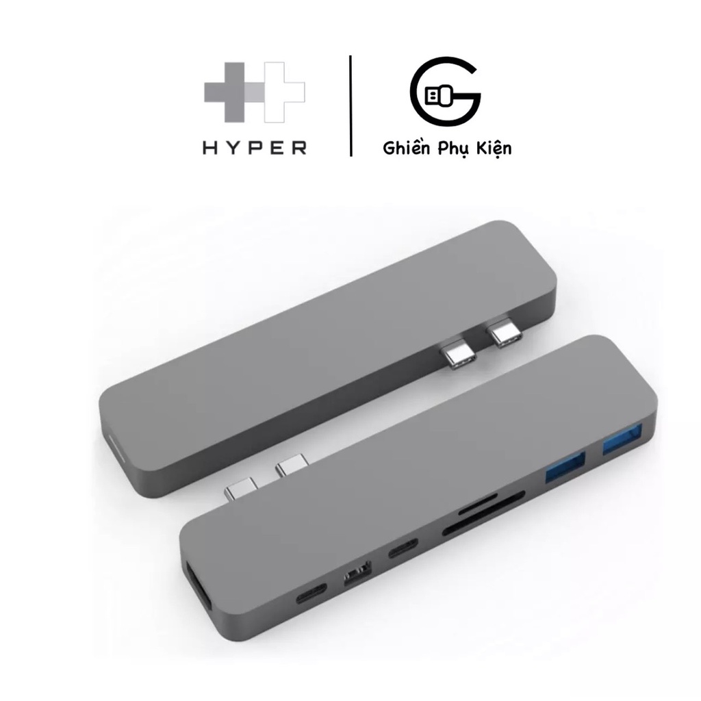 Cổng Chuyển HyperDrive USA 8-IN-2 USB-C Hub For Macbook - GN28D