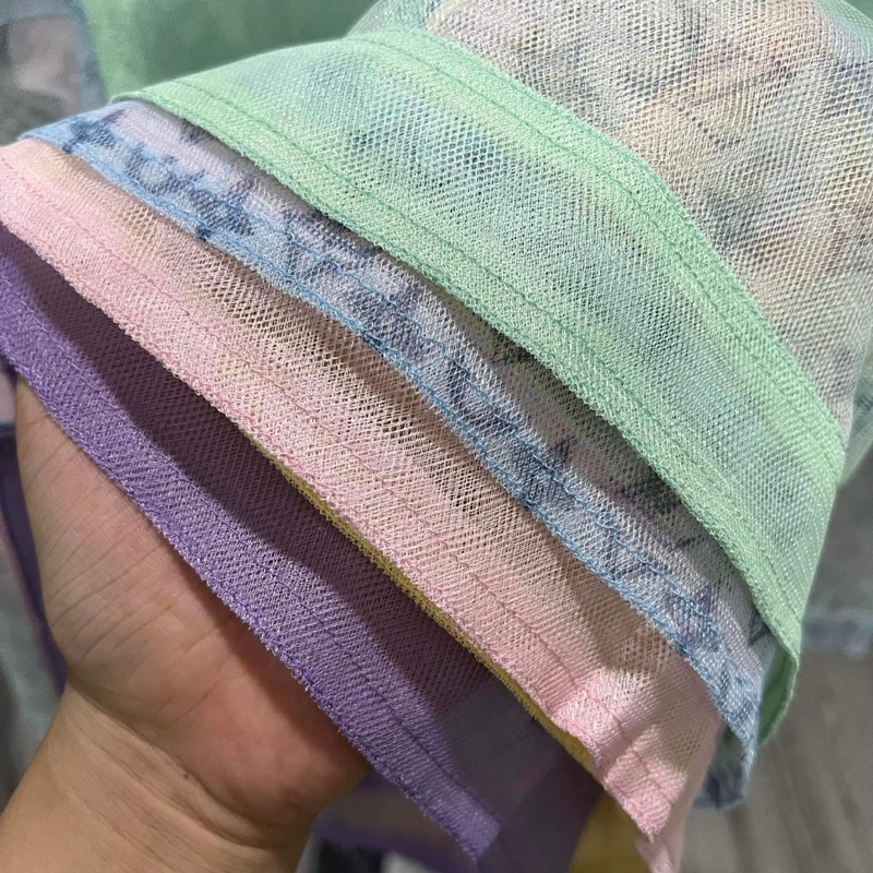 LV Jacket - Áo khoác Multicolor Monogram Tulle