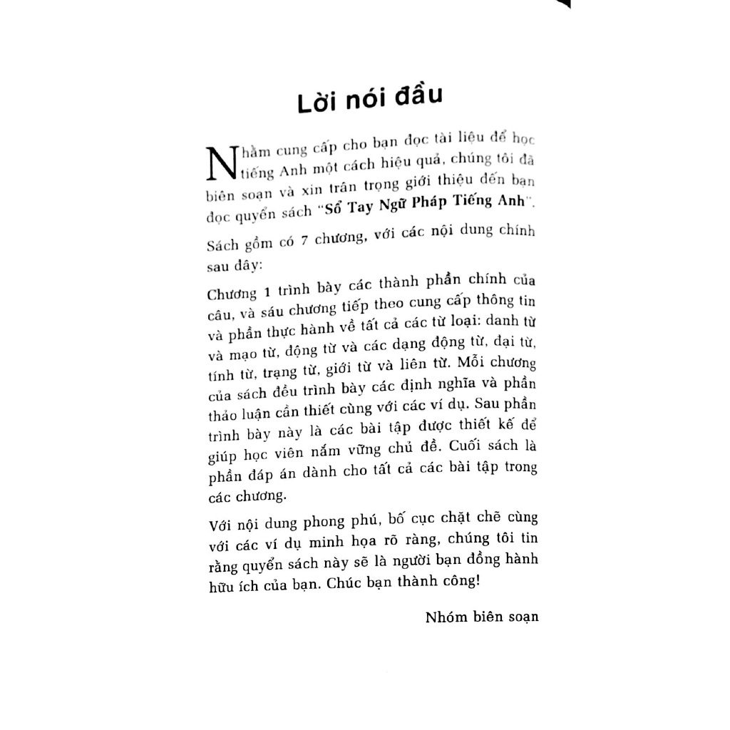 Sách - Sổ Tay Ngữ Pháp Tiếng Anh