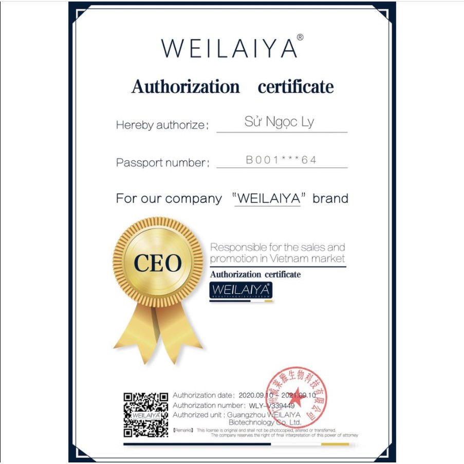 Bọt chống nắng trắng da Weilaiya giúp da căng bóng nâng tông trắng mượt 80ml spf 30+ PA+++ | BigBuy360 - bigbuy360.vn