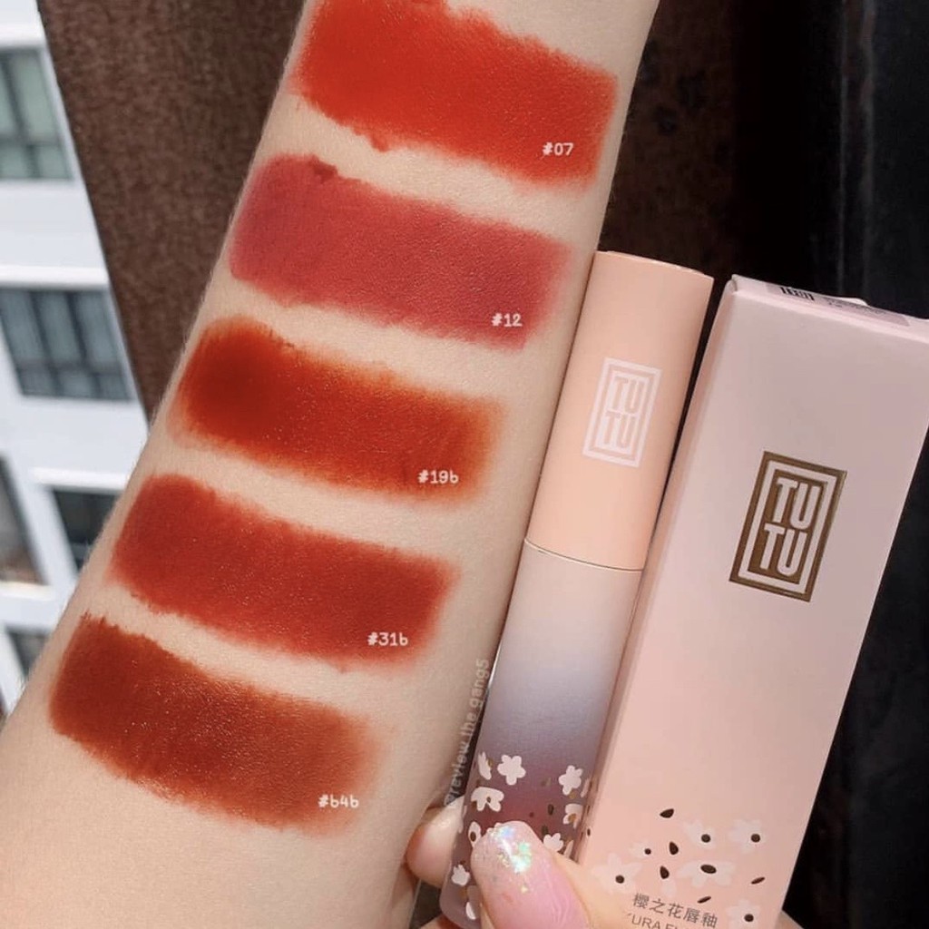 [TUTU] Son kem lì Tutu Sakura Flowers Matte Lip (TU5279) | BigBuy360 - bigbuy360.vn