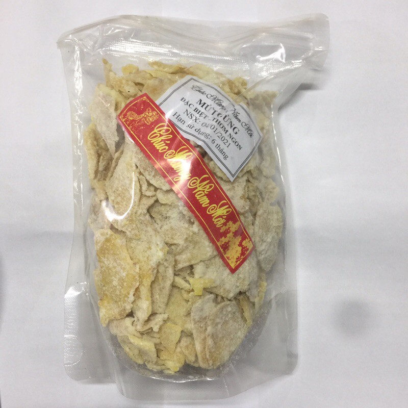 Mứt gừng Huế không tẩy miếng to cay nồng chuẩn vị gói 500g - Đặc sản Huế