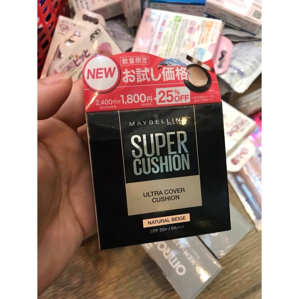 Phấn Nước Maybeline Super Cushion Nội Địa Nhật. Bản Màu Đen Hơi Bị Hiếm | BigBuy360 - bigbuy360.vn