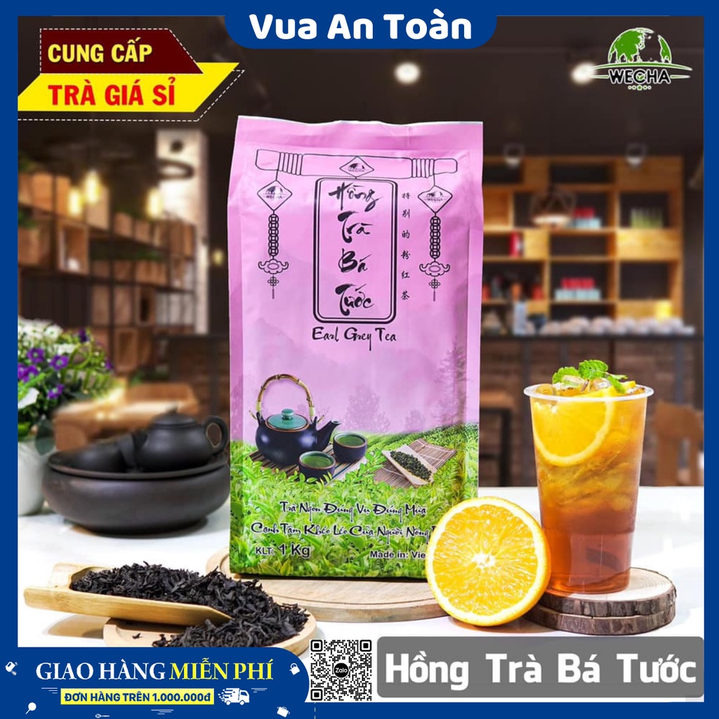 Hồng Trà Bá Tước WECHA, Earl Grey Tea Pha Trà Sữa, Trà tắc, Trà Đào, Trà Trái Cây