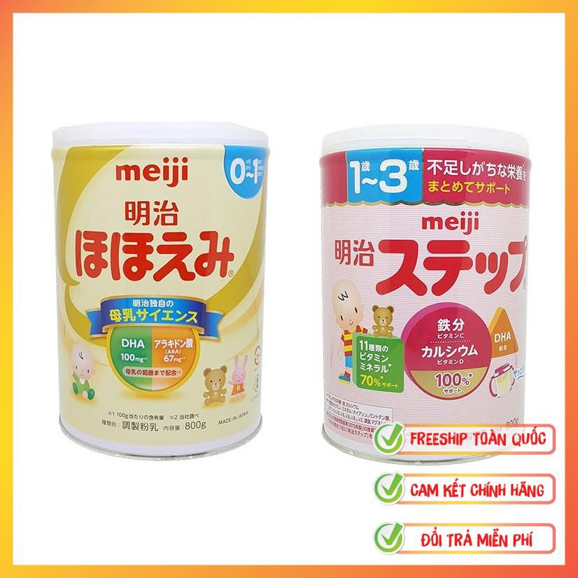 [Hàng Nhật Chuẩn] SỮA MEIJI LON 800G NỘI ĐỊA NHẬT ĐỦ SỐ DATE MỚI