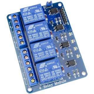 Module Relay 4 kênh 5V-220V/10A