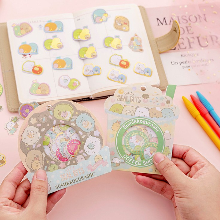 40 Miếng Dán Sticker Kawaii Nhật Bản