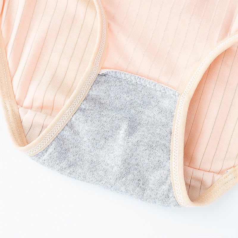 Quần lót ECMLN không hằn vết mềm mại màu trơn thoáng khí thời trang dành cho nữ