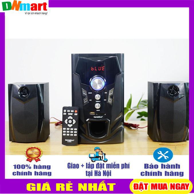 Loa vi tính Soundmax A970 2.1 Bluetooth, USB/thẻ nhớ, Remode