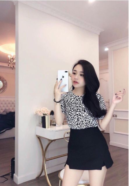 Quần giả váy xẻ tà chất kaki Hàn_QUẦN VÁY KAKI | BigBuy360 - bigbuy360.vn